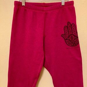 Spiritual Gangster cropped sweatpants with drawstring in waistband